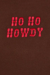 Howdy Holidays Embroidered Rib Knit Top - Westly