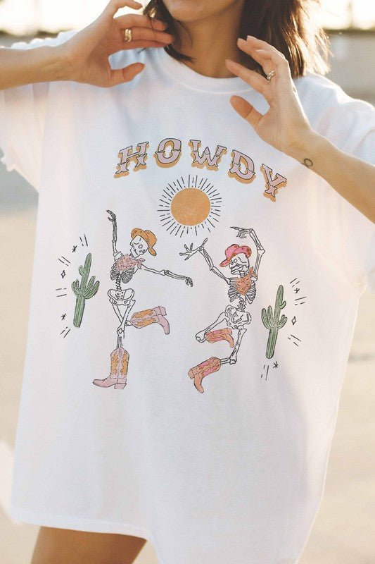 Howdy Western Cowboy Graphic Tee - Westly