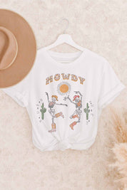 Howdy Western Cowboy Graphic Tee - Westly