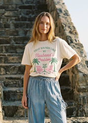 Husband's Problem Oversized Graphic Tee - Westly