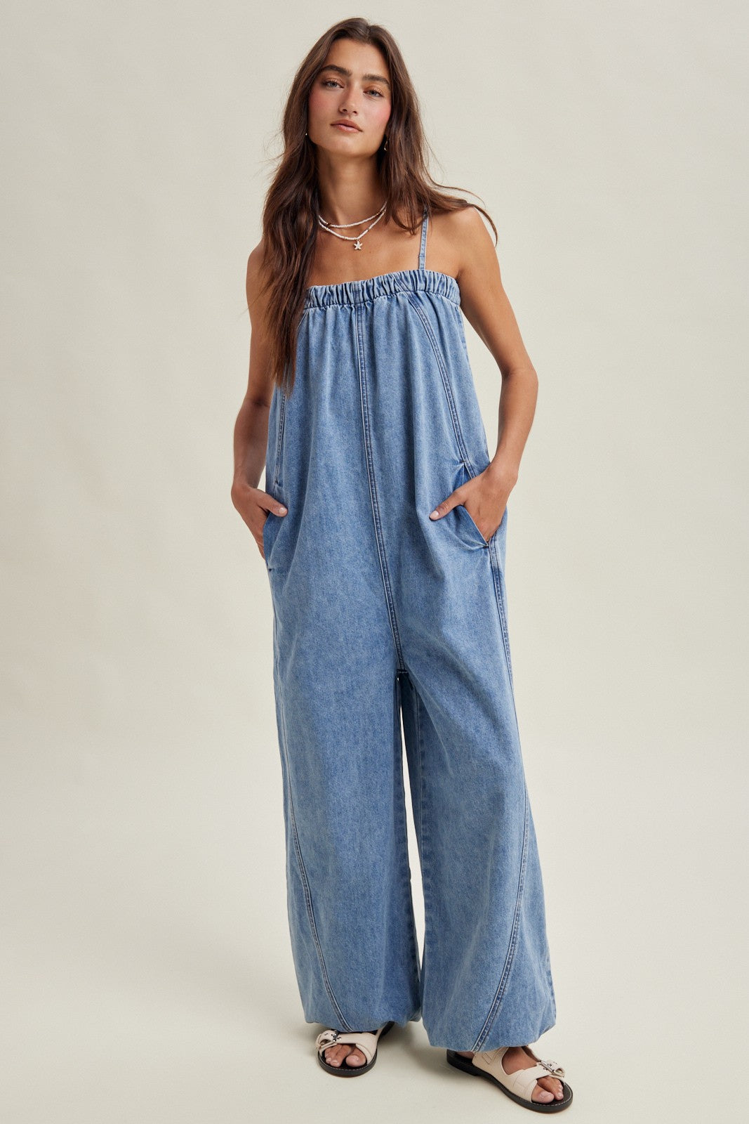 Huxley Denim Jumpsuit - Medium Denim