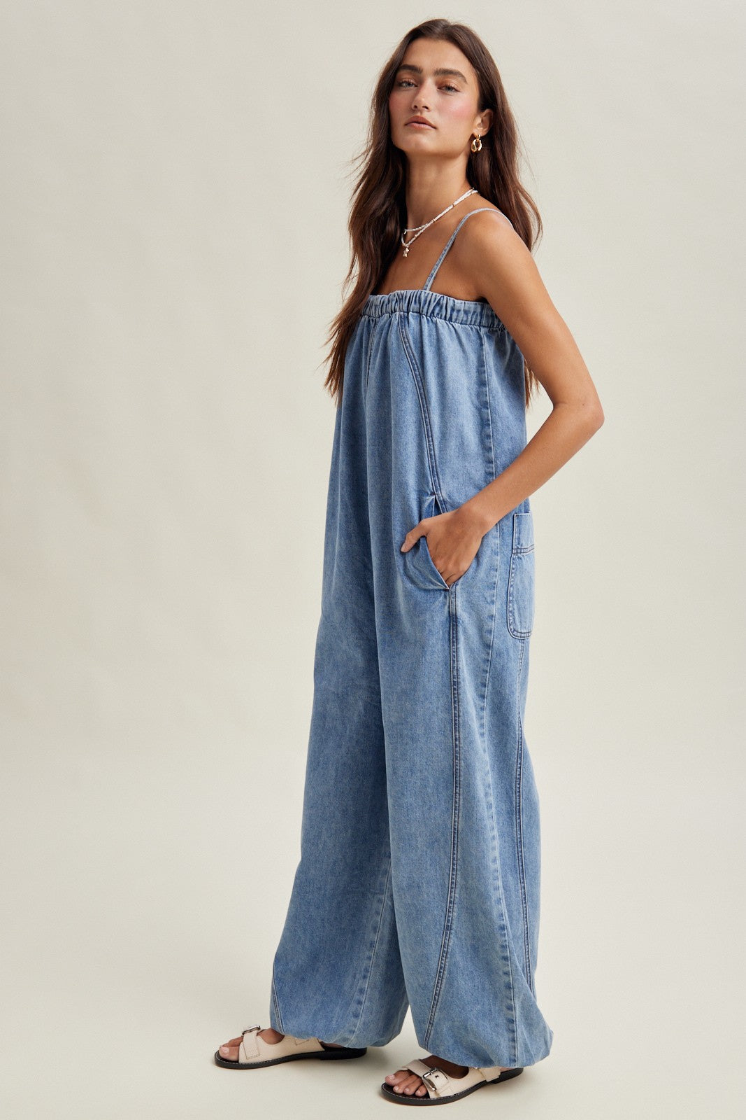 Huxley Denim Jumpsuit - Medium Denim