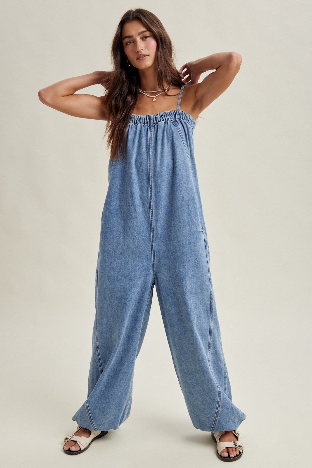 Huxley Denim Jumpsuit - Medium Denim