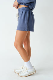 Idyll Washed French Terry Shorts in Ocean, photo 2