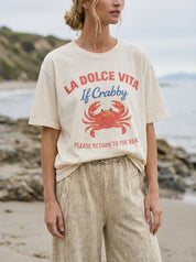 If Crabby, Return to Beach Graphic Tee - Westly