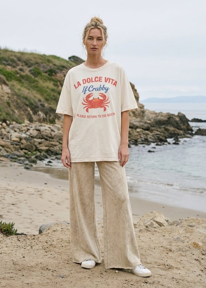 If Crabby, Return to Beach Graphic Tee - Westly