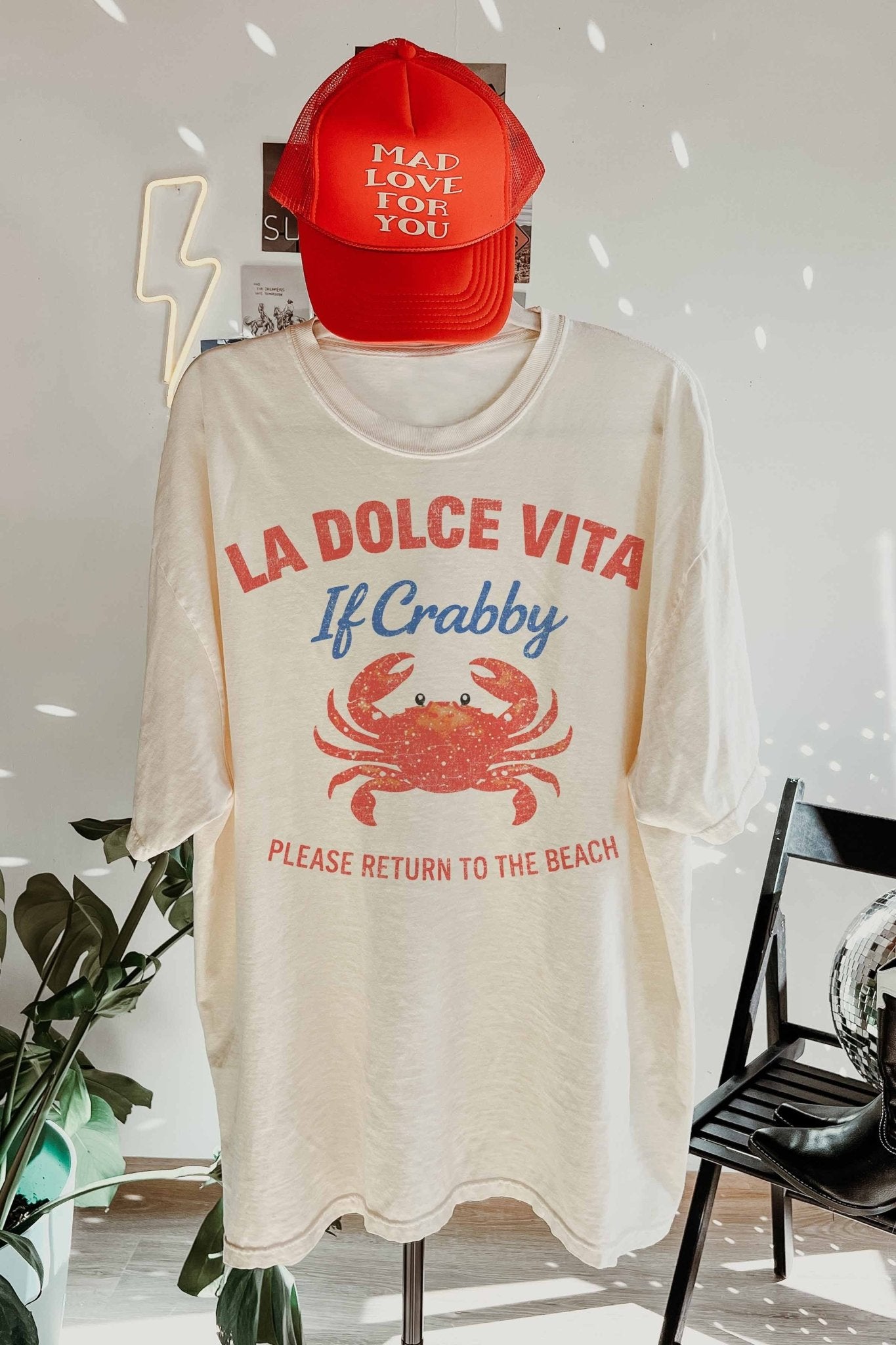 If Crabby, Return to Beach Graphic Tee - Westly