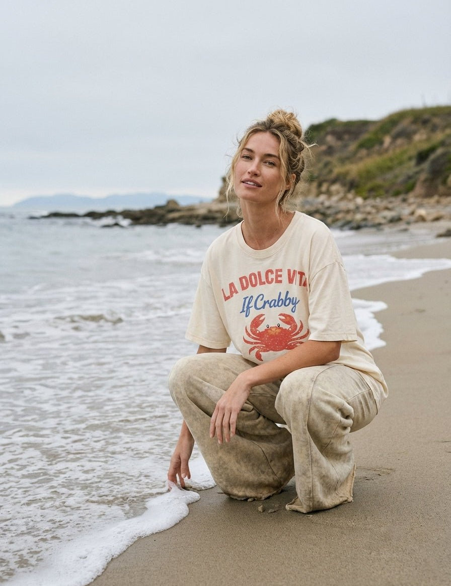 If Crabby, Return to Beach Graphic Tee - Westly