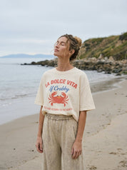 If Crabby, Return to Beach Graphic Tee - Westly