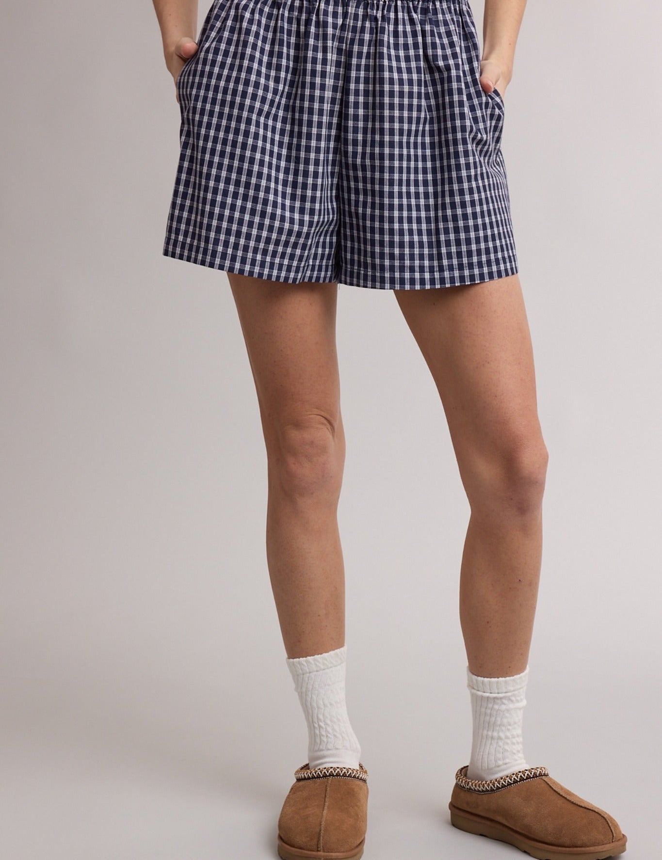 In Check Plaid Shorts - Westly