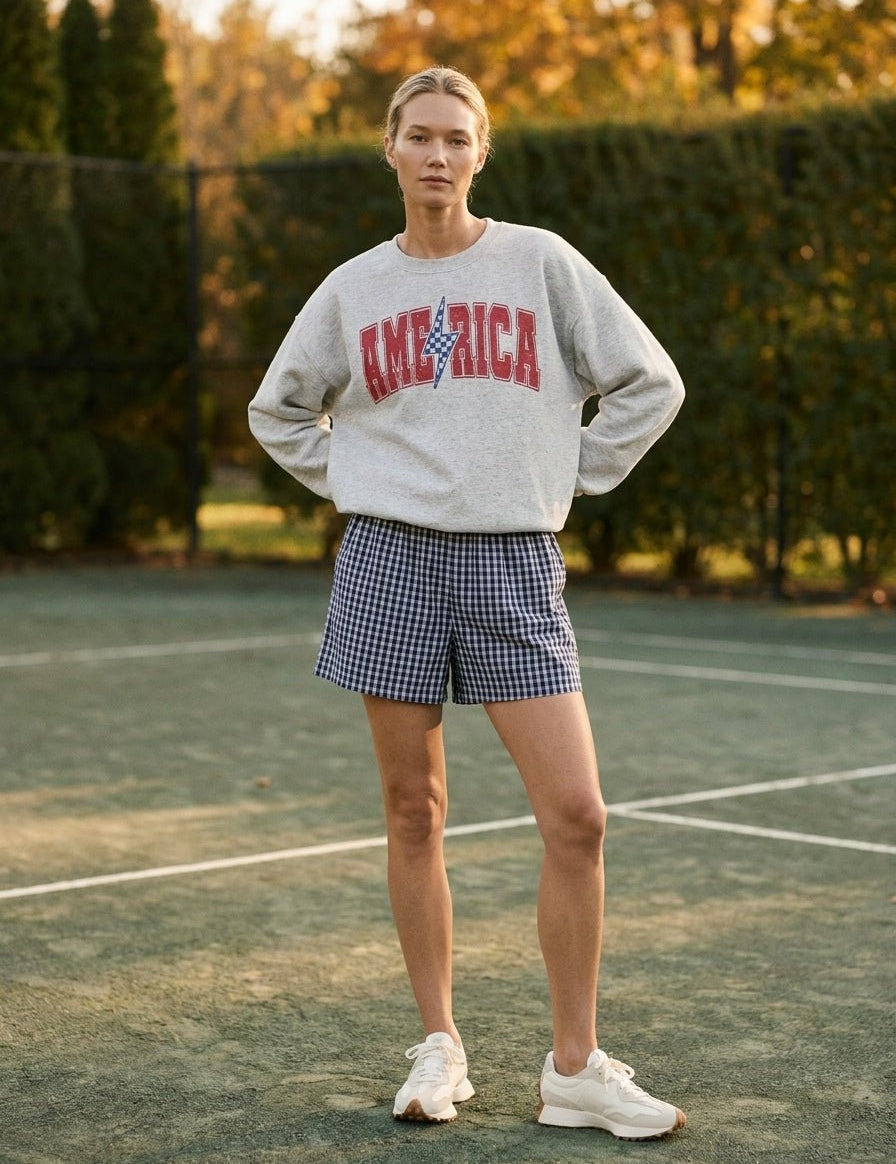 In Check Plaid Shorts - Westly
