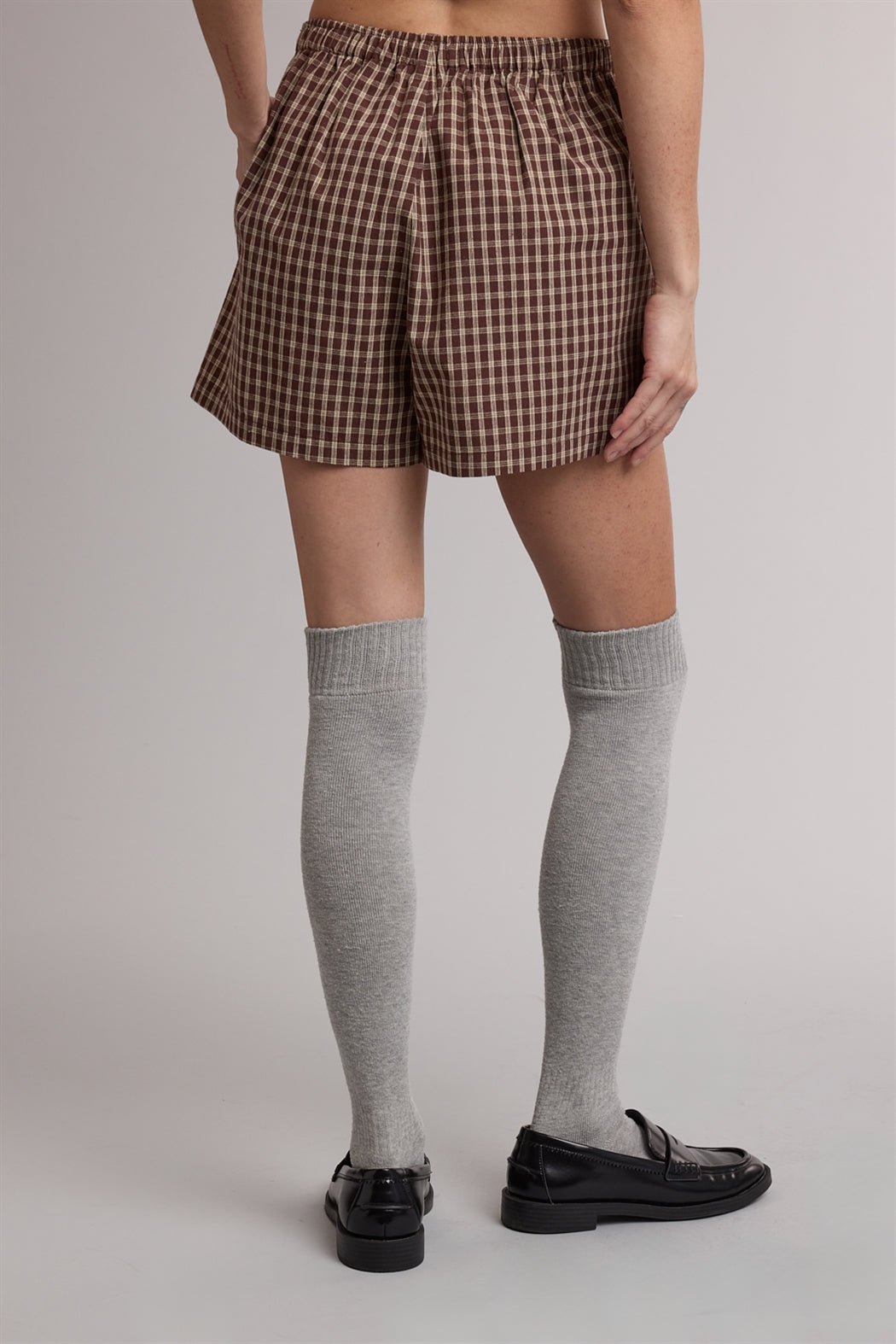 In Check Plaid Shorts - Westly