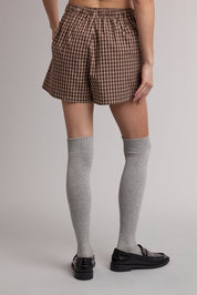 In Check Plaid Shorts - Westly