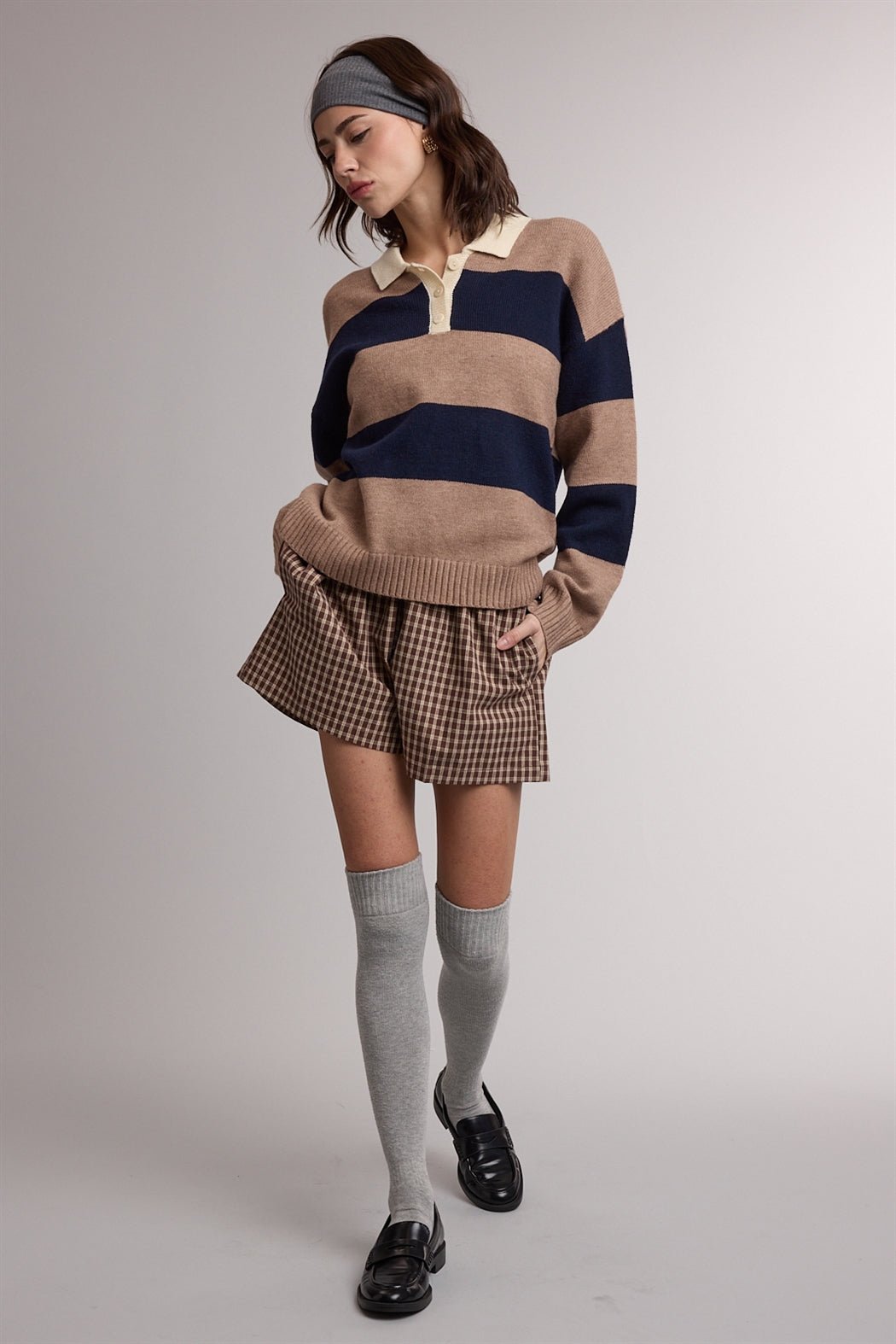 In Check Plaid Shorts - Westly