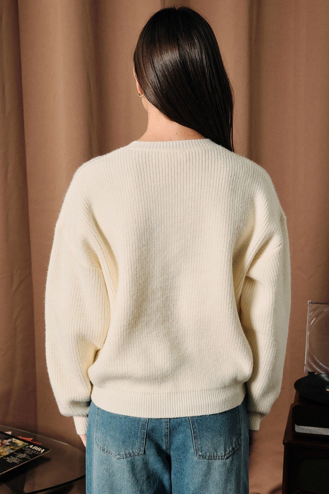 In Good Spirits Embroidered Pom-Pom Sweater - Westly