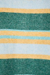 Interval Striped Crewneck Cardigan - Westly