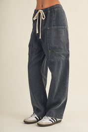Ironwood Wide Leg Utility Trousers - Westly