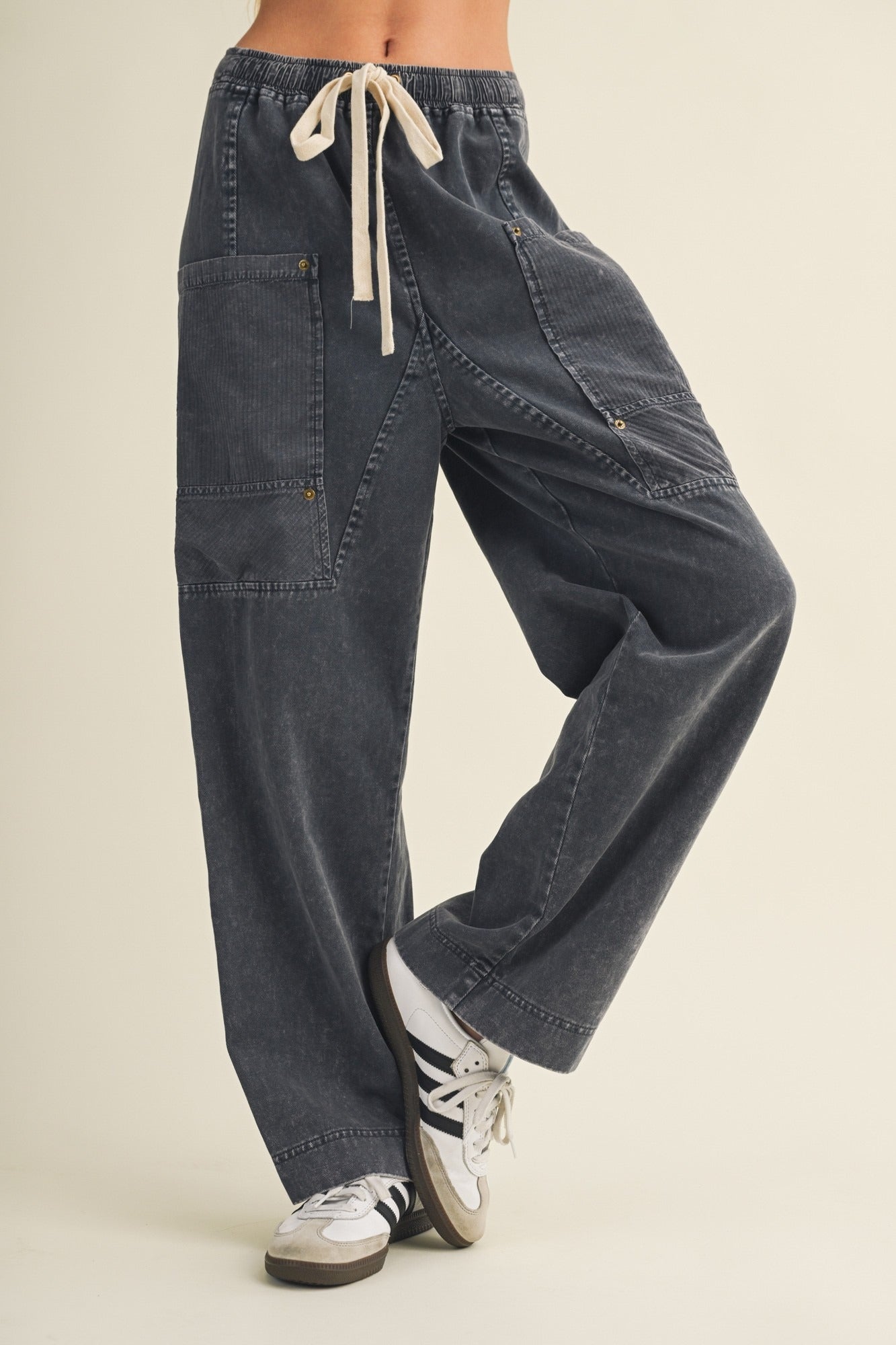 Ironwood Wide Leg Utility Trousers - Westly