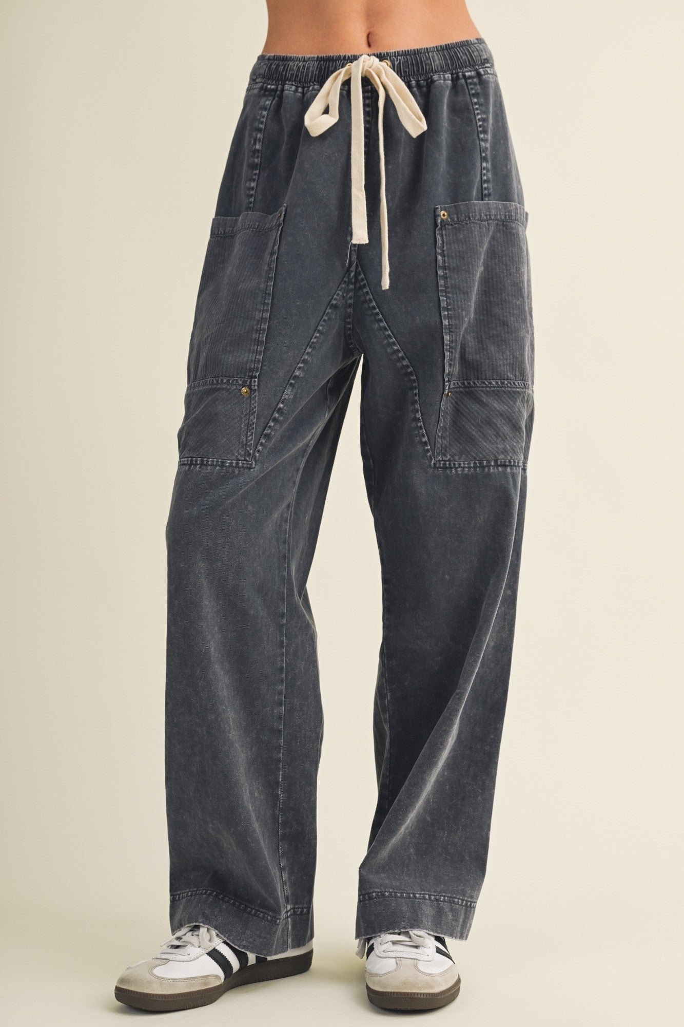 Ironwood Wide Leg Utility Trousers - Westly