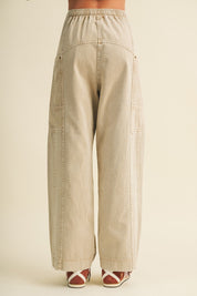 Ironwood Wide Leg Utility Trousers - Westly