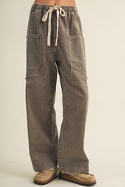 Ironwood Wide Leg Utility Trousers - Westly
