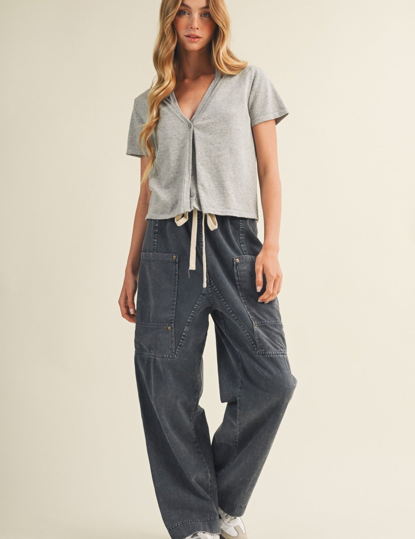 Ironwood Wide Leg Utility Trousers - Westly