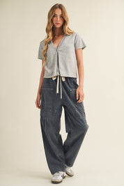 Ironwood Wide Leg Utility Trousers - Westly