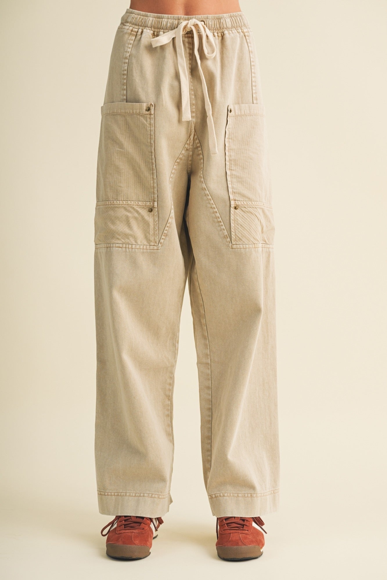 Ironwood Wide Leg Utility Trousers - Westly