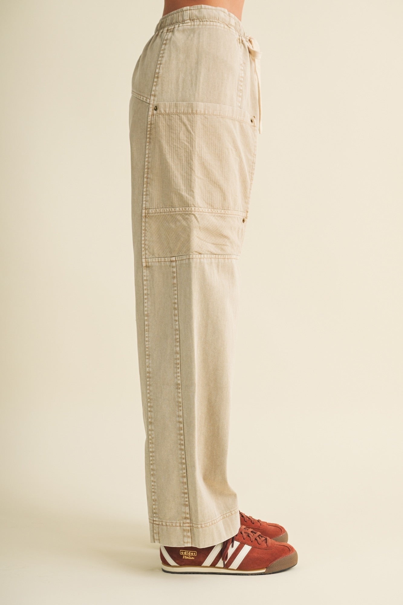 Ironwood Wide Leg Utility Trousers - Westly