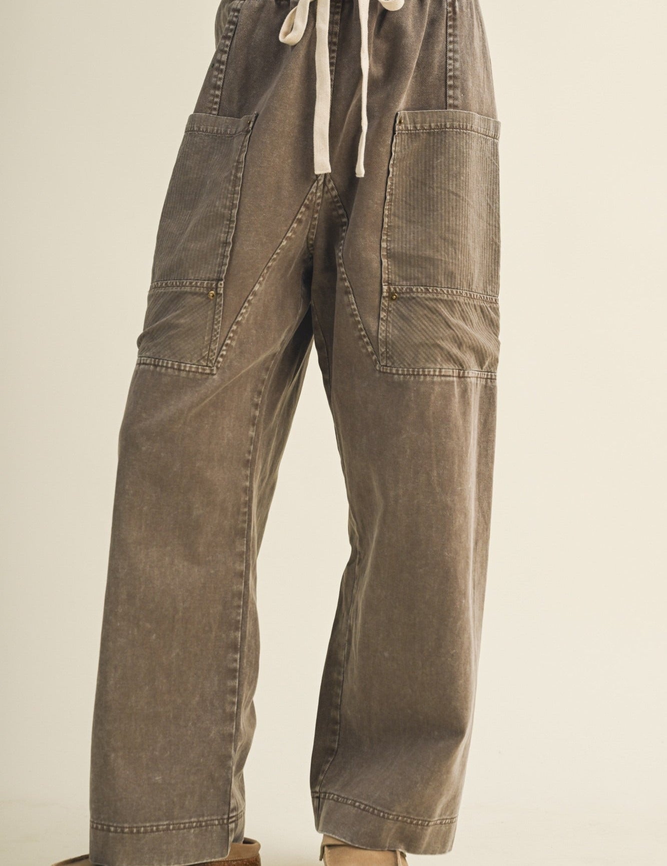 Ironwood Wide Leg Utility Trousers - Westly