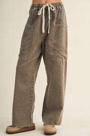 Ironwood Wide Leg Utility Trousers - Westly
