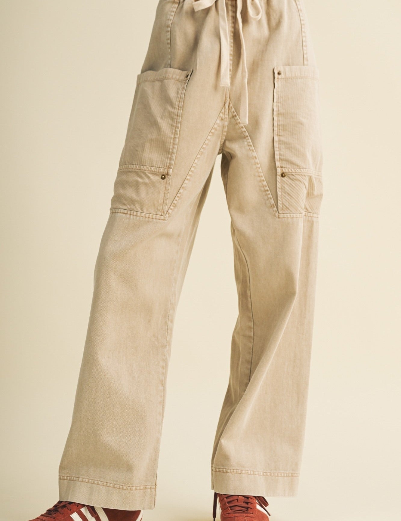 Ironwood Wide Leg Utility Trousers - Westly