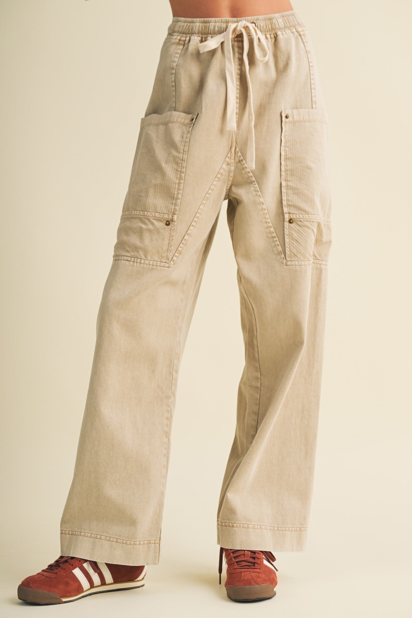 Ironwood Wide Leg Utility Trousers - Westly