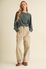 Ironwood Wide Leg Utility Trousers - Westly