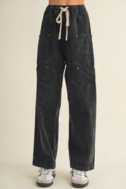 Ironwood Wide Leg Utility Trousers - Westly
