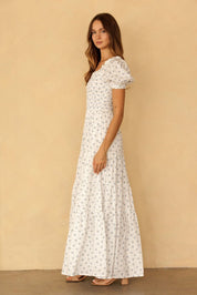 Isabeau Smocked Floral Maxi Dress - Westly
