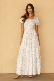 Isabeau Smocked Floral Maxi Dress - Westly