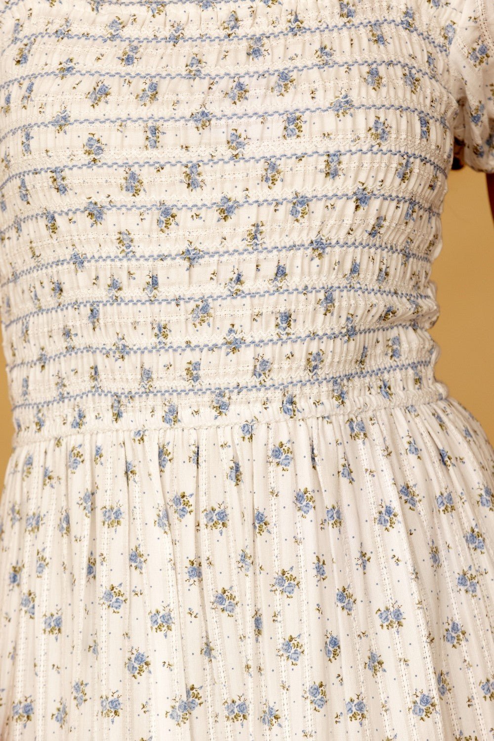Isabeau Smocked Floral Maxi Dress - Westly