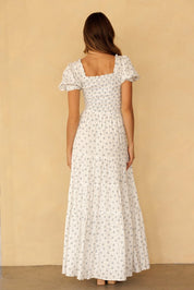 Isabeau Smocked Floral Maxi Dress - Westly