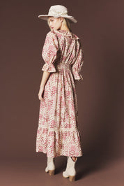 Isadora Smocked Floral Maxi Dress - Westly