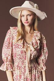 Isadora Smocked Floral Maxi Dress - Westly