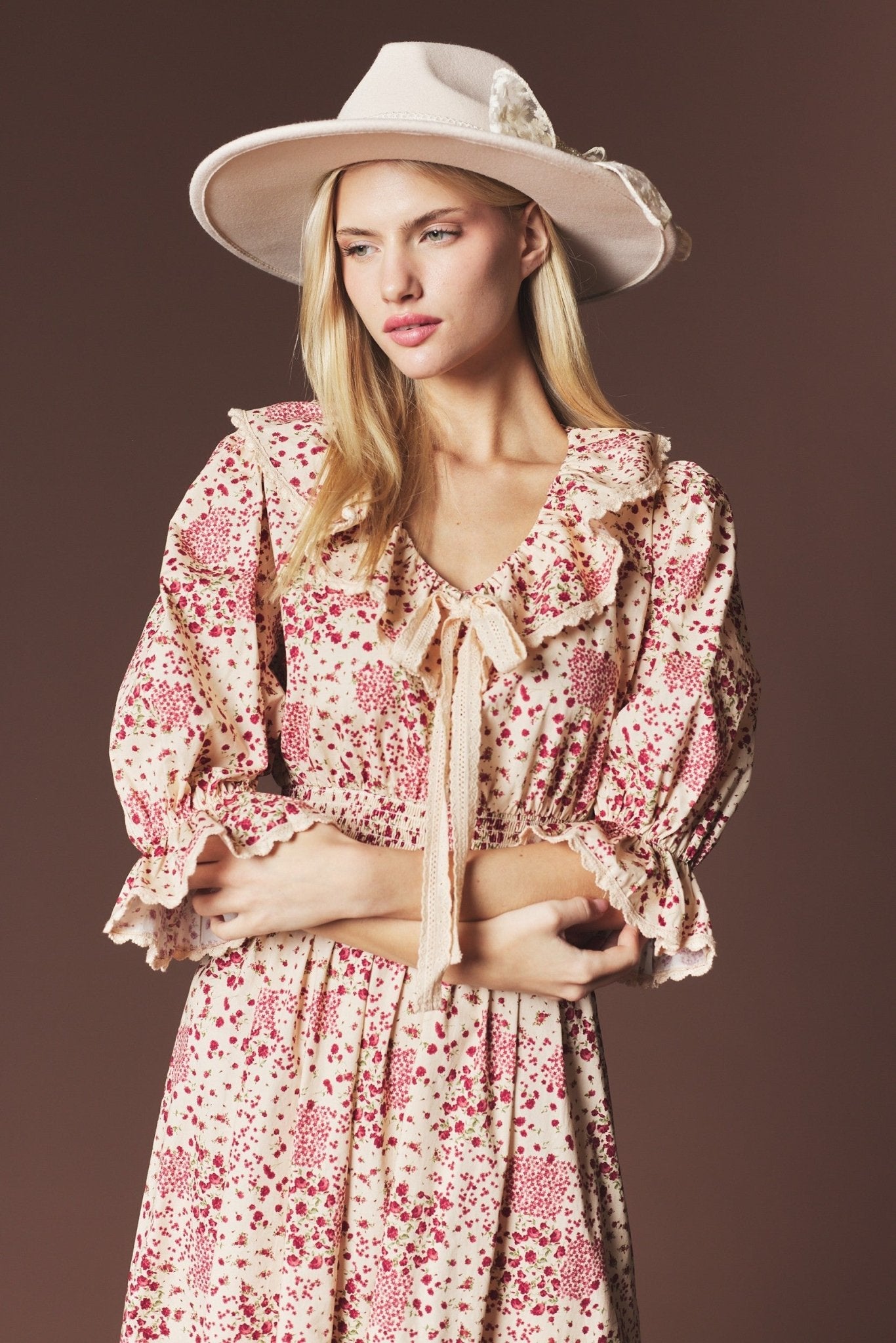 Isadora Smocked Floral Maxi Dress - Westly