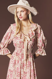 Isadora Smocked Floral Maxi Dress - Westly