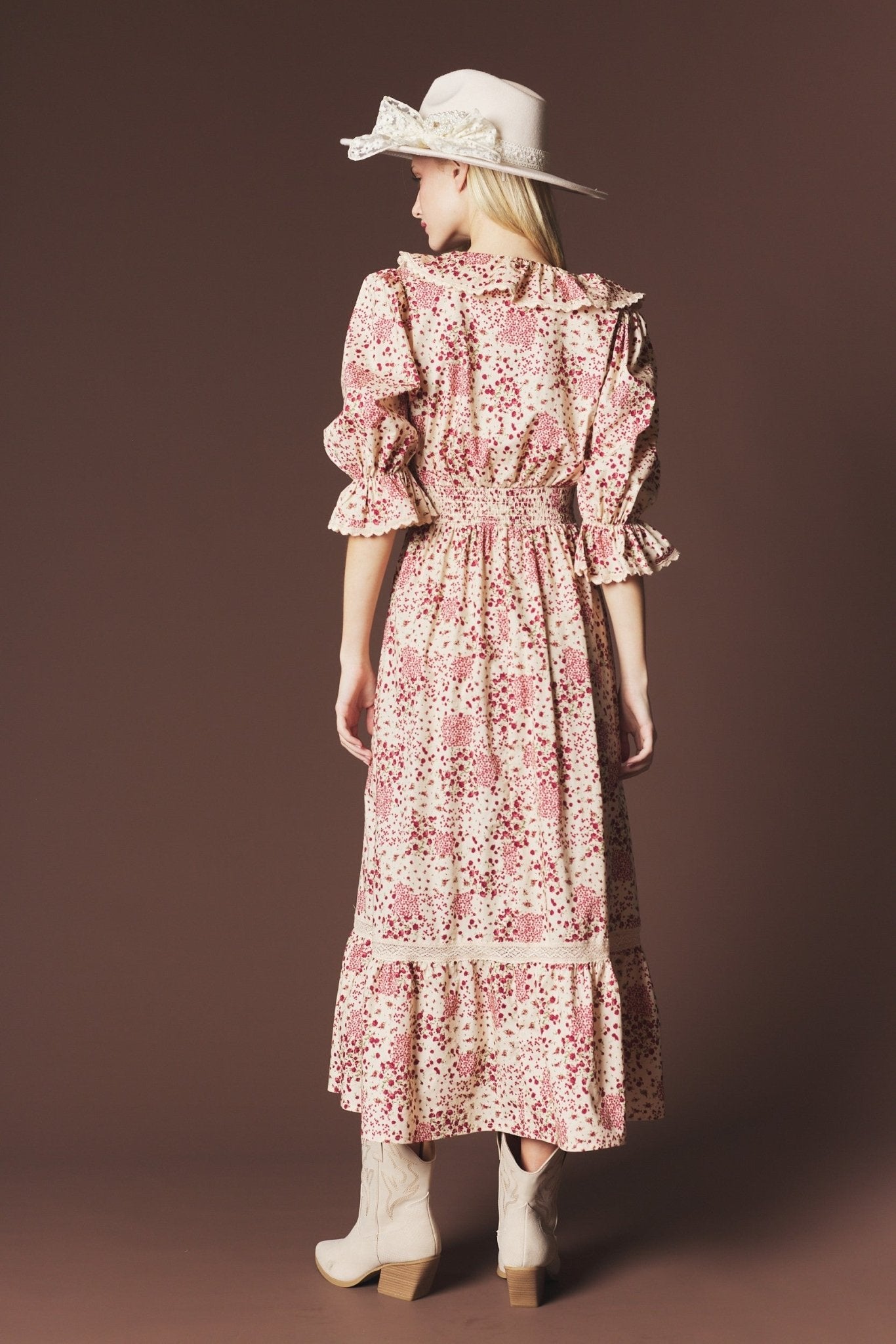 Isadora Smocked Floral Maxi Dress - Westly