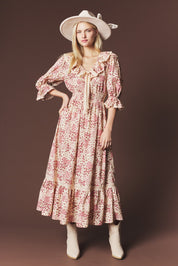 Isadora Smocked Floral Maxi Dress - Westly