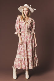 Isadora Smocked Floral Maxi Dress - Westly