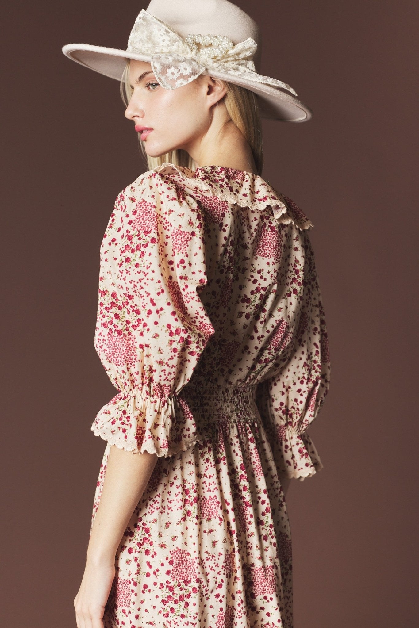Isadora Smocked Floral Maxi Dress - Westly