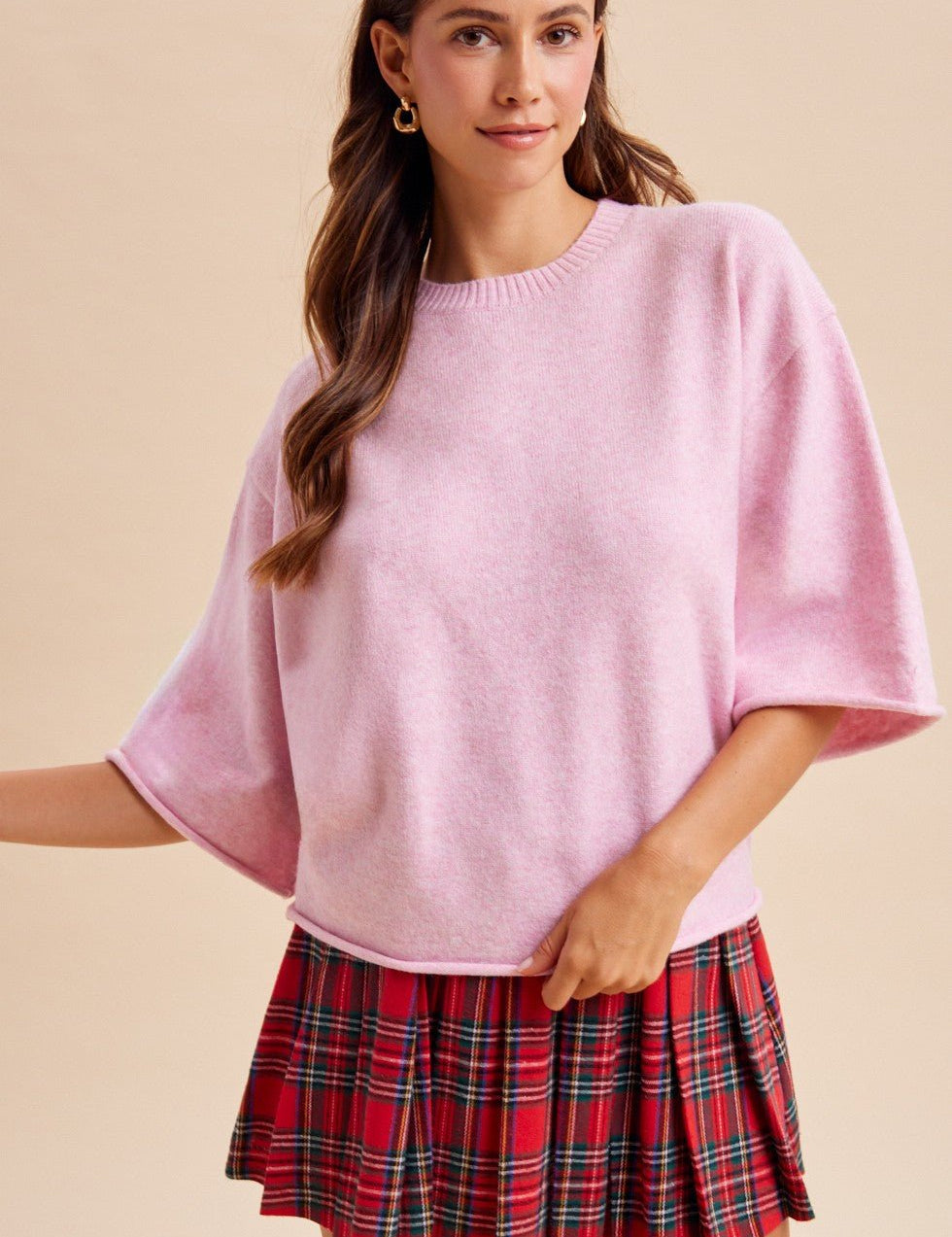 Isobel Pleated Plaid Skort - Westly