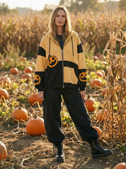 Jack Colorblock Pumpkin Patch Zip-Up Hoodie - Westly