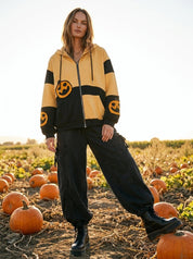 Jack Colorblock Pumpkin Patch Zip-Up Hoodie - Westly
